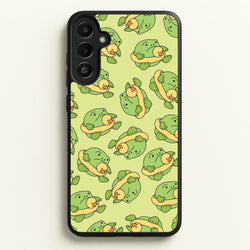 Frog Pattern - Plushy  - Plushy Phone Case for Galaxy A36