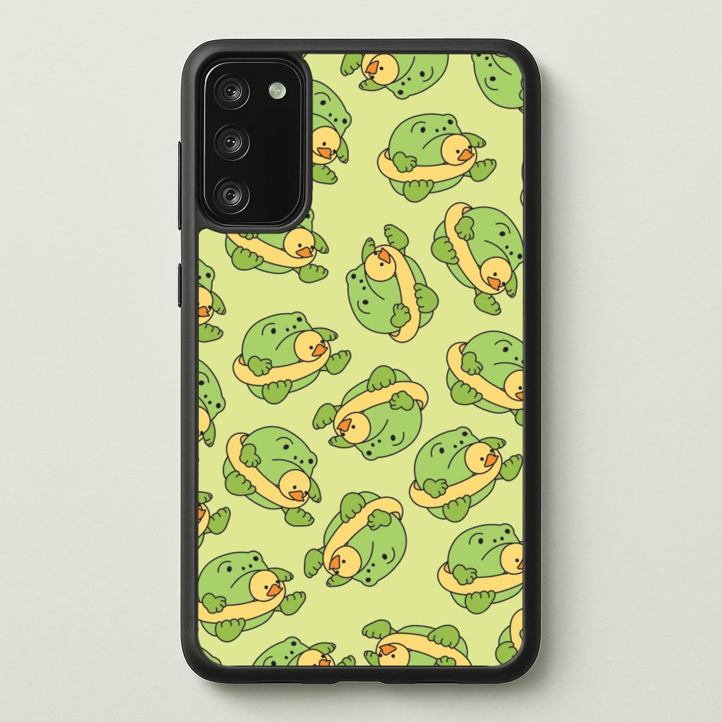 Frog Pattern - Plushy  - Plushy Phone Case for Galaxy S20