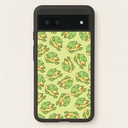 Frog Pattern - Plushy  - Plushy Phone Case for Google Pixel 7a