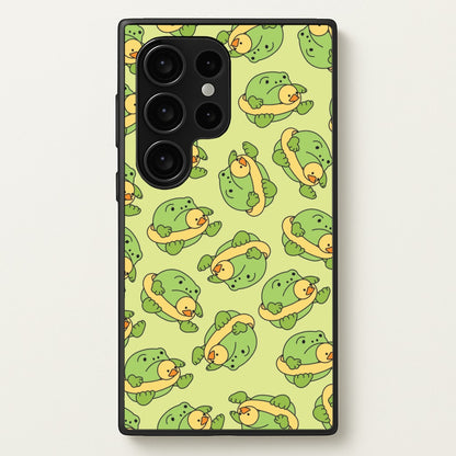 Frog Pattern - Plushy  - Plushy Phone Case for Galaxy S24 Ultra