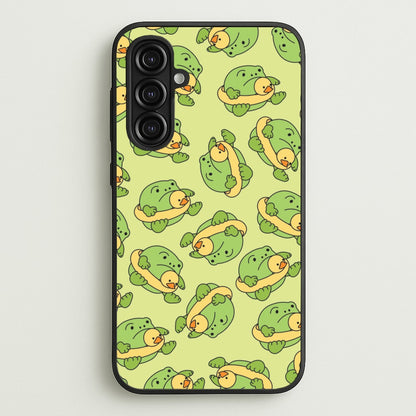 Frog Pattern - Plushy  - Plushy Phone Case for Galaxy A16