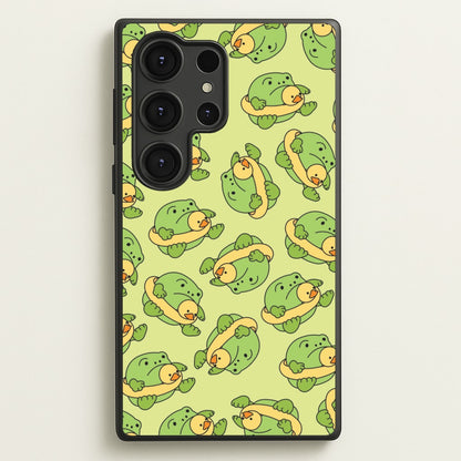 Frog Pattern - Plushy  - Plushy Phone Case for Galaxy S25 Ultra