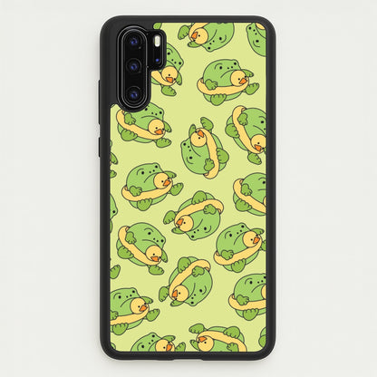 Frog Pattern - Plushy  - Plushy Phone Case for Huawei P30 Pro