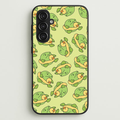 Frog Pattern - Plushy  - Plushy Phone Case for Galaxy S23FE