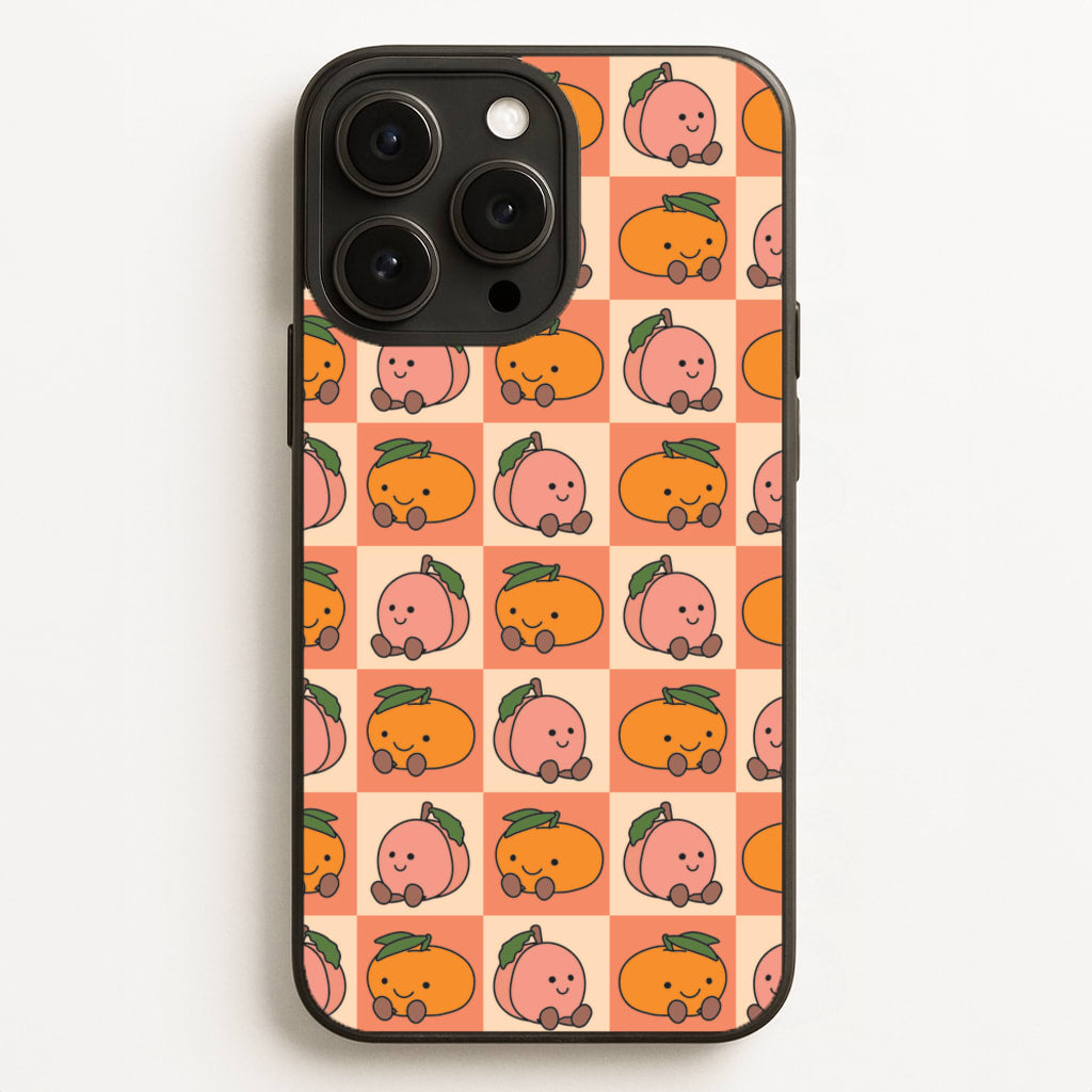 Oranges And Peaches - Plushy Phone Case