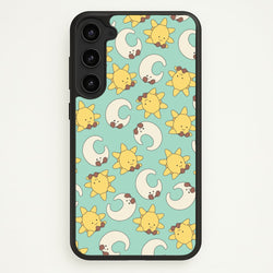 Stars And Moon Pattern - Plushy  - Plushy Phone Case for Galaxy S23