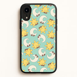 Stars And Moon Pattern - Plushy  - Plushy Phone Case for iPhone XR
