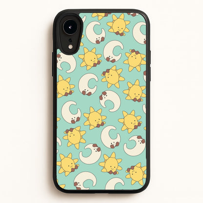 Stars And Moon Pattern - Plushy  - Plushy Phone Case for iPhone XR