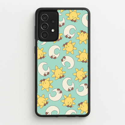 Stars And Moon Pattern - Plushy  - Plushy Phone Case for Galaxy A52 / A52s