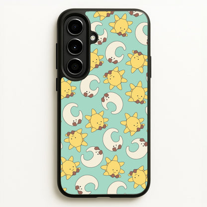 Stars And Moon Pattern - Plushy  - Plushy Phone Case for Galaxy A56