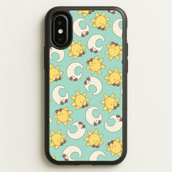 Stars And Moon Pattern - Plushy  - Plushy Phone Case for iPhone X / XS