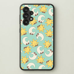 Stars And Moon Pattern - Plushy  - Plushy Phone Case for Galaxy A13