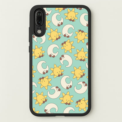 Stars And Moon Pattern - Plushy  - Plushy Phone Case for Huawei P20