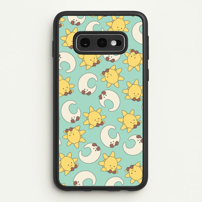 Stars And Moon Pattern - Plushy  - Plushy Phone Case for Galaxy S10e