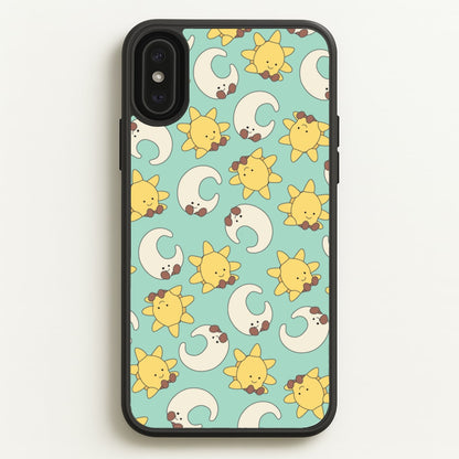 Stars And Moon Pattern - Plushy  - Plushy Phone Case for iPhone XS Max