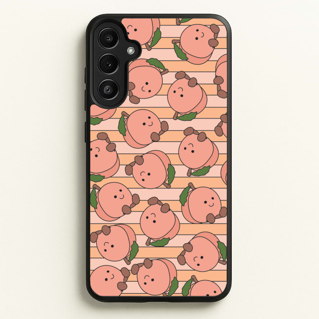 Feeling Peachy  - Plushy Phone Case for Galaxy A34