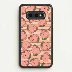 Feeling Peachy  - Plushy Phone Case for Galaxy S10e