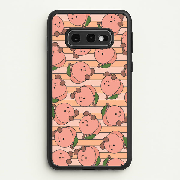 Feeling Peachy  - Plushy Phone Case for Galaxy S10e