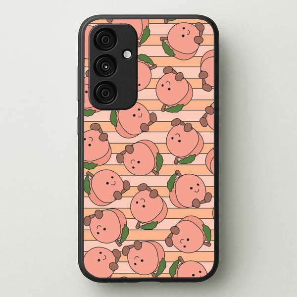 Feeling Peachy  - Plushy Phone Case for Galaxy A55