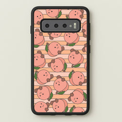 Feeling Peachy  - Plushy Phone Case for Galaxy S10 Plus
