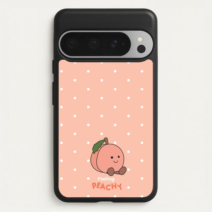 Peach Pattern  - Plushy Phone Case for Google Pixel 9 Pro XL