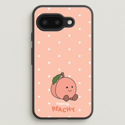 Peach Pattern  - Plushy Phone Case for Google Pixel 9a