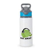 Go Away Grumpy Frog  Active Water Bottle 2