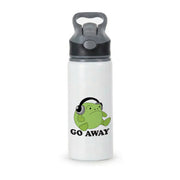 Go Away Grumpy Frog  Active Water Bottle 1