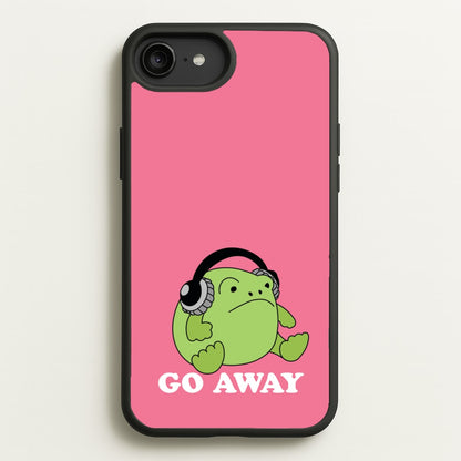 Go Away Grumpy Frog   - Plushy Phone Case for iPhone 6 Plus / 7 Plus / 8 Plus