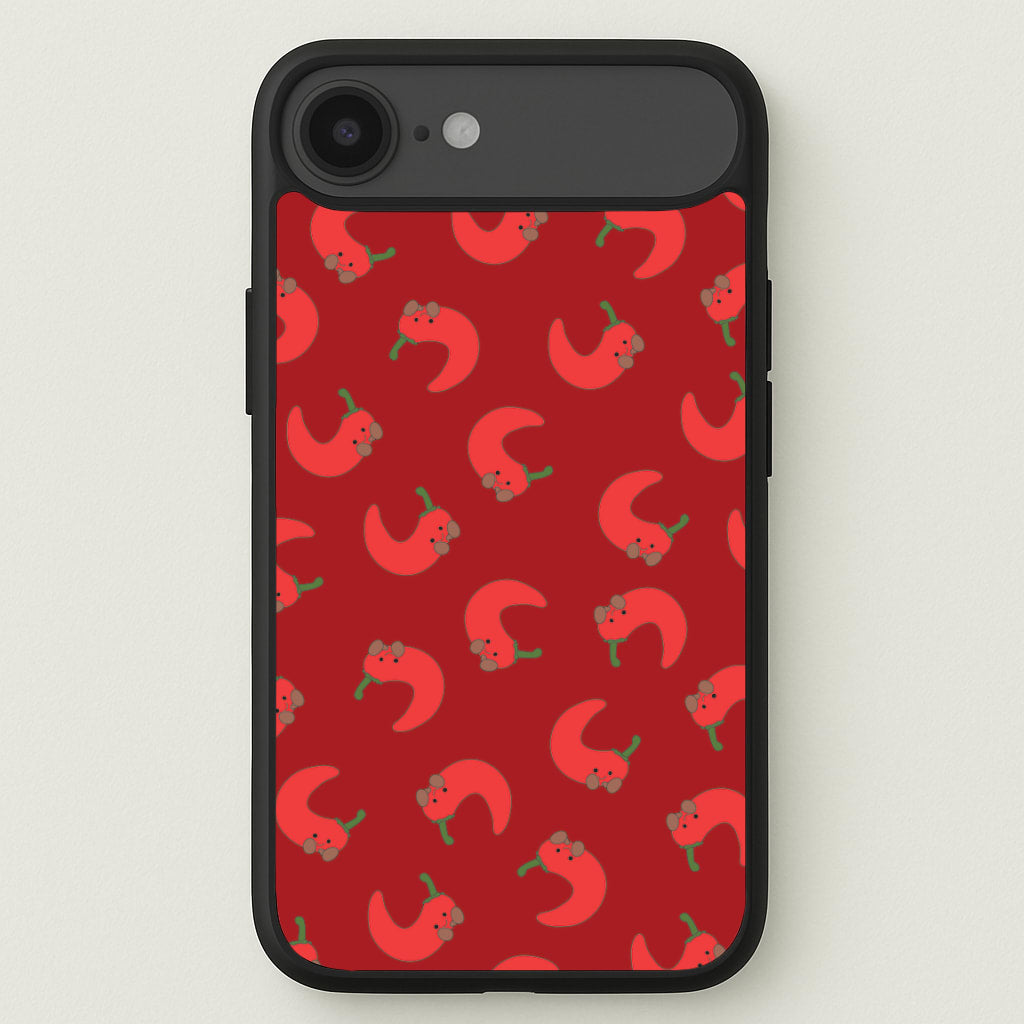 Red Chilli Pattern Phone Case for iPhone 17 Air