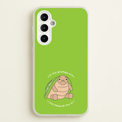 Grumpy Era Turtle  - Plushy Phone Case for Galaxy A54