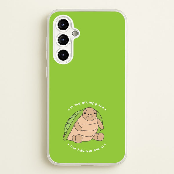 Grumpy Era Turtle  - Plushy Phone Case for Galaxy A54