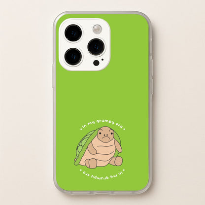 Grumpy Era Turtle  - Plushy Phone Case for iPhone 15 Pro