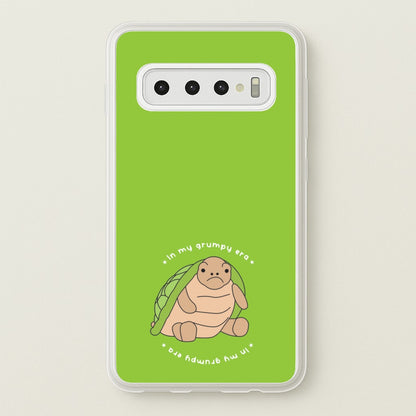 Grumpy Era Turtle  - Plushy Phone Case for Galaxy S10 Plus