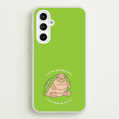 Grumpy Era Turtle  - Plushy Phone Case for Galaxy A16