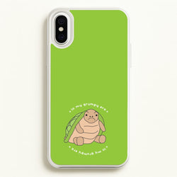 Grumpy Era Turtle  - Plushy Phone Case for iPhone XS Max