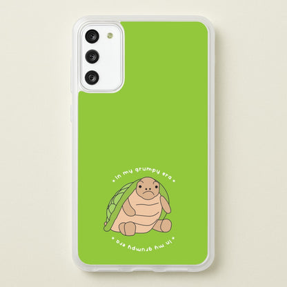 Grumpy Era Turtle  - Plushy Phone Case for Galaxy A41