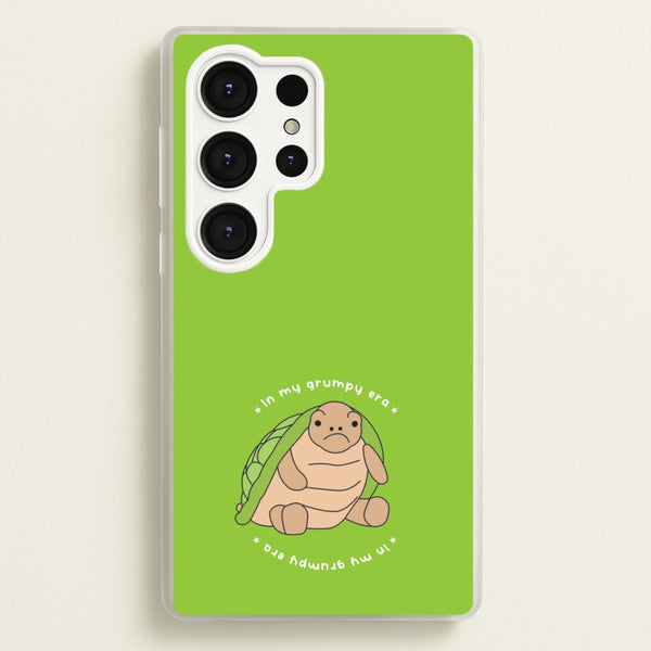 Grumpy Era Turtle  - Plushy Phone Case for Galaxy S25 Ultra