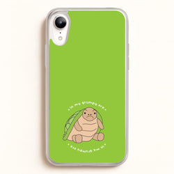 Grumpy Era Turtle  - Plushy Phone Case for iPhone XR