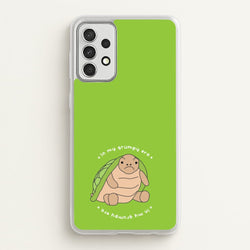 Grumpy Era Turtle  - Plushy Phone Case for Galaxy A52 / A52s