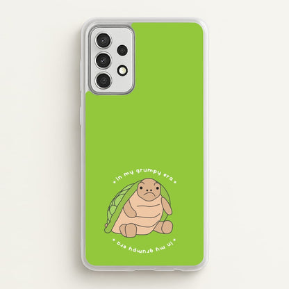 Grumpy Era Turtle  - Plushy Phone Case for Galaxy A52 / A52s