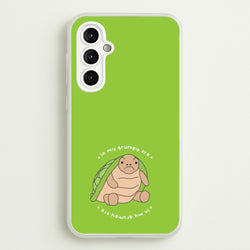 Grumpy Era Turtle  - Plushy Phone Case for Galaxy A14