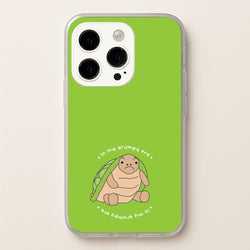 Grumpy Era Turtle  - Plushy Phone Case for iPhone 14 Pro