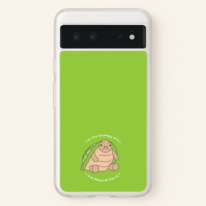Grumpy Era Turtle  - Plushy Phone Case for Google Pixel 6