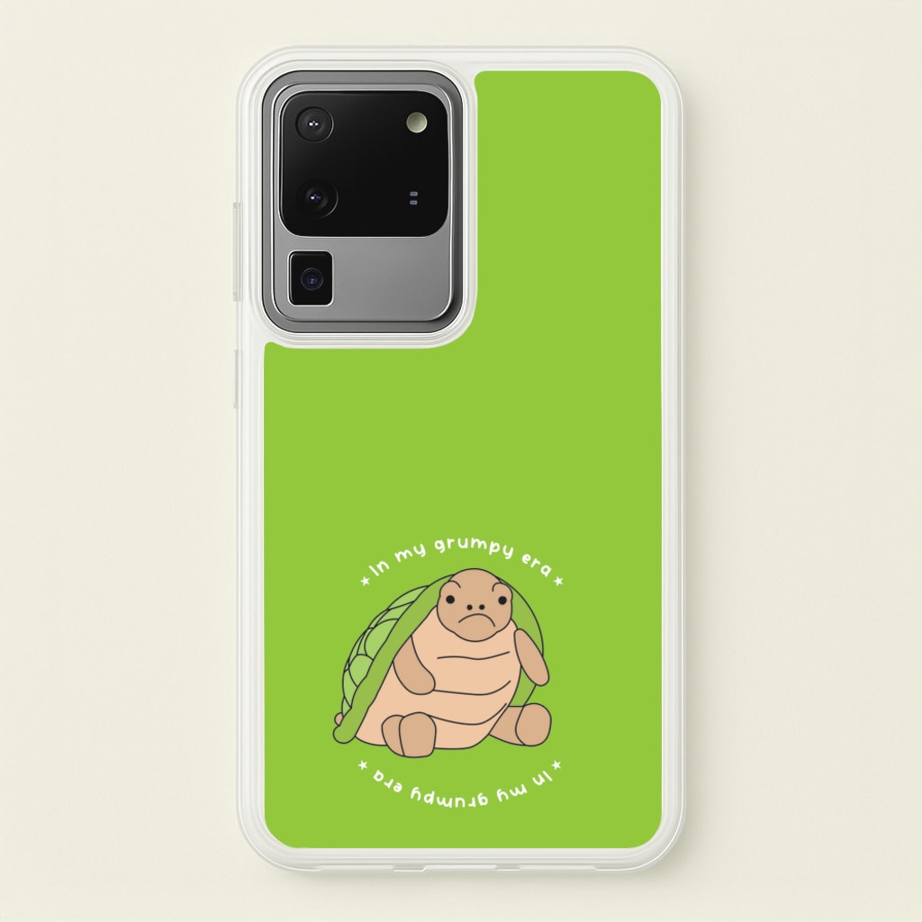 Grumpy Era Turtle  - Plushy Phone Case for Galaxy S20 Ultra