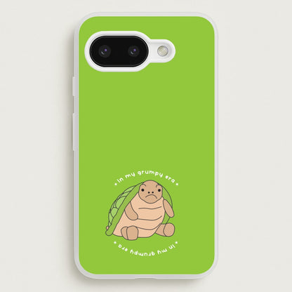 Grumpy Era Turtle  - Plushy Phone Case for Google Pixel 9a