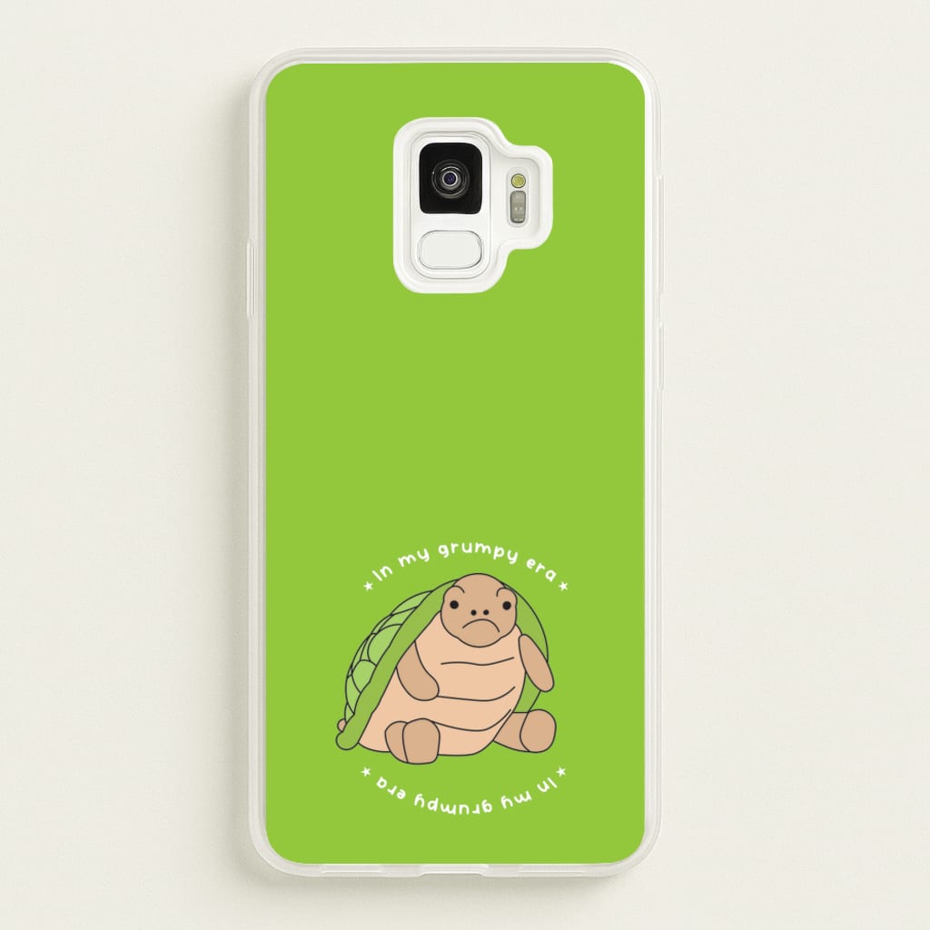 Grumpy Era Turtle  - Plushy Phone Case for Galaxy S9