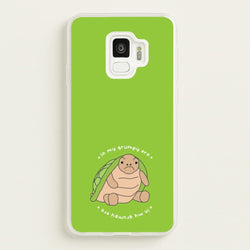 Grumpy Era Turtle  - Plushy Phone Case for Galaxy S9