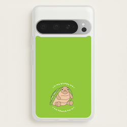 Grumpy Era Turtle  - Plushy Phone Case for Google Pixel 9 Pro XL
