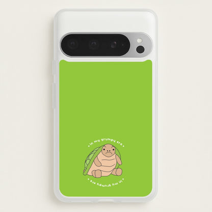 Grumpy Era Turtle  - Plushy Phone Case for Google Pixel 9 Pro XL
